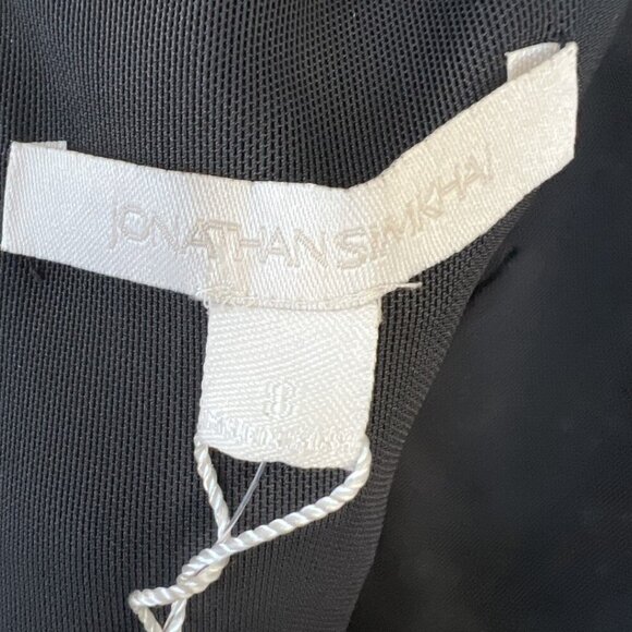 NWT Jonathan Simkhai Sequin Lace Mesh Mini Dress In Black Lace $745 - Picture 11 of 15